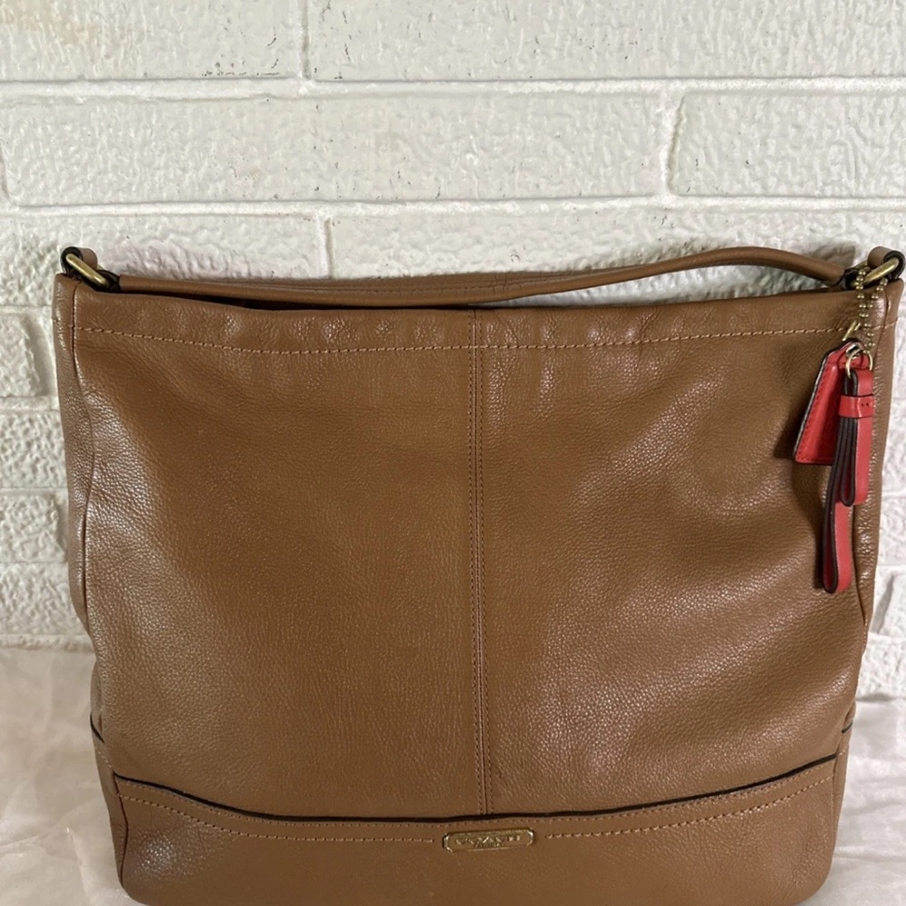 Coach Tan Leather Hobo Bag f23293 - Picture 5 of 11